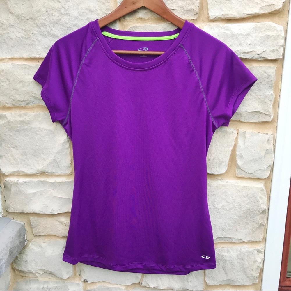Champion Purple Athletic Tee